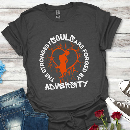 Forged by Adversity - Strength and Resilience Graphic Unisex Tee