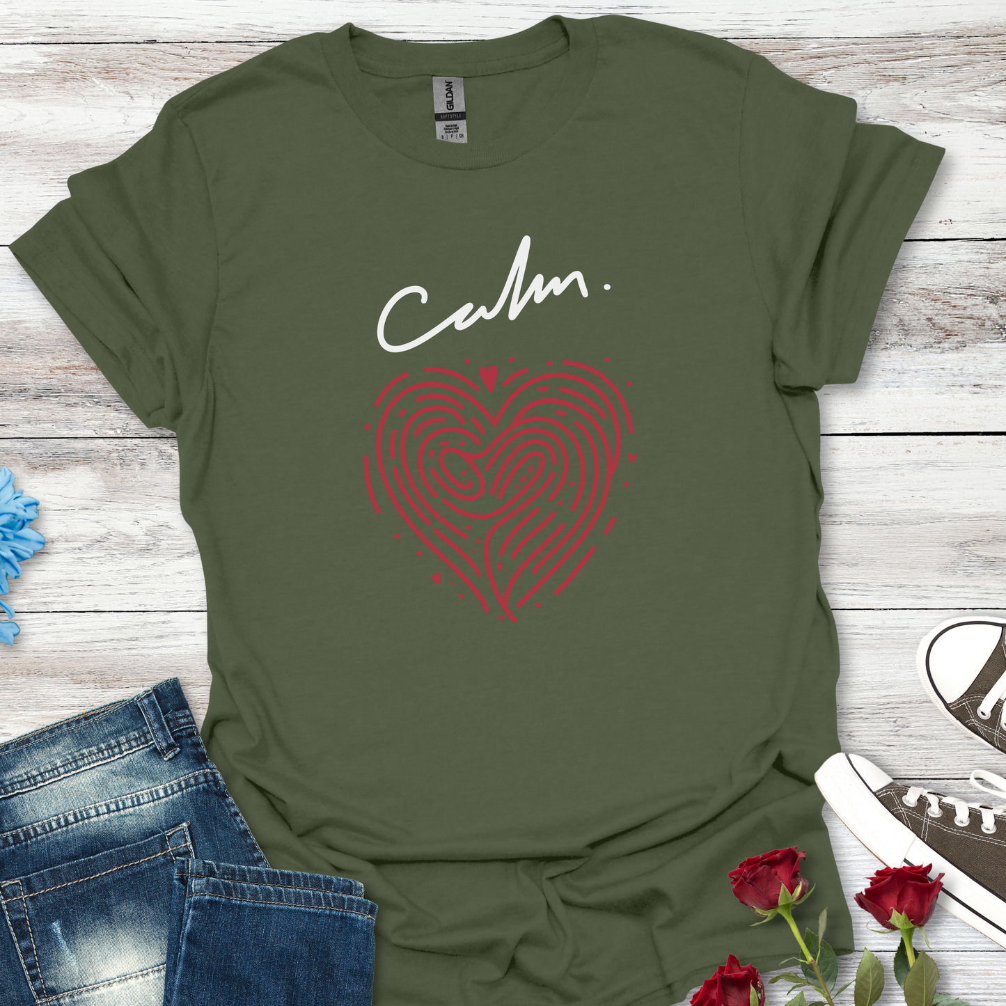 Calm Heart - Serenity Unisex Tee