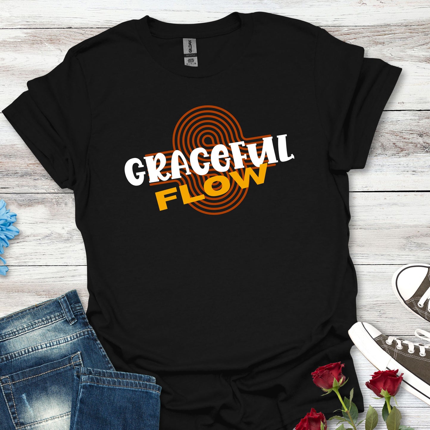 Graceful Flow - Elegant Movement Tee