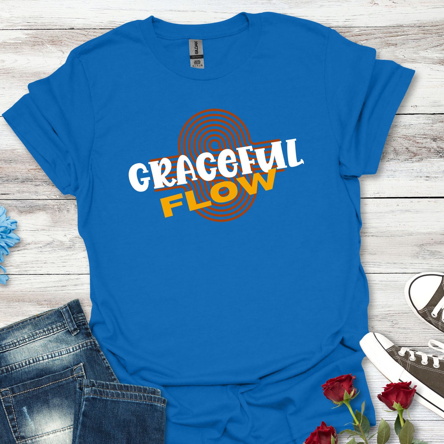 Graceful Flow - Elegant Movement Tee