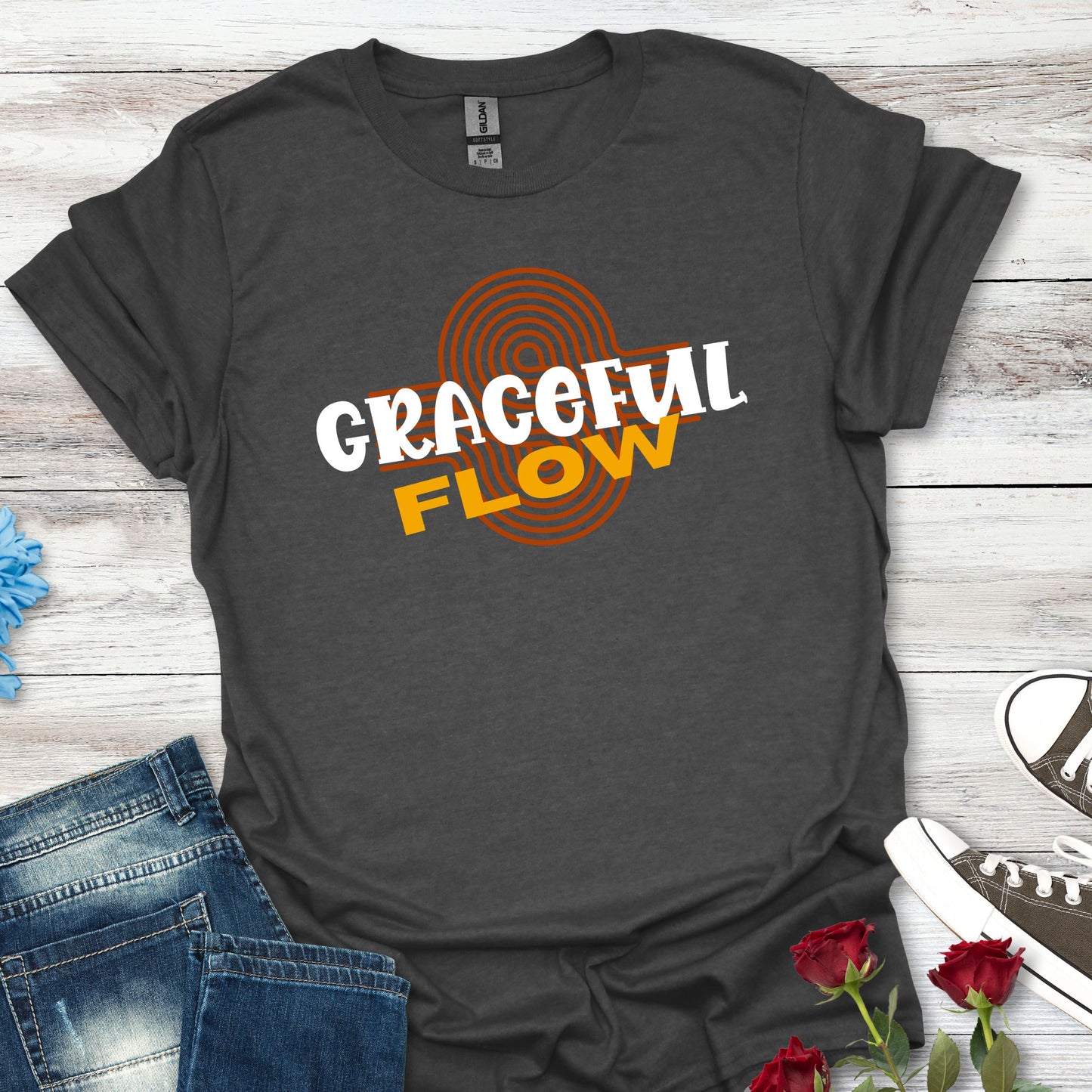 Graceful Flow - Elegant Movement Tee