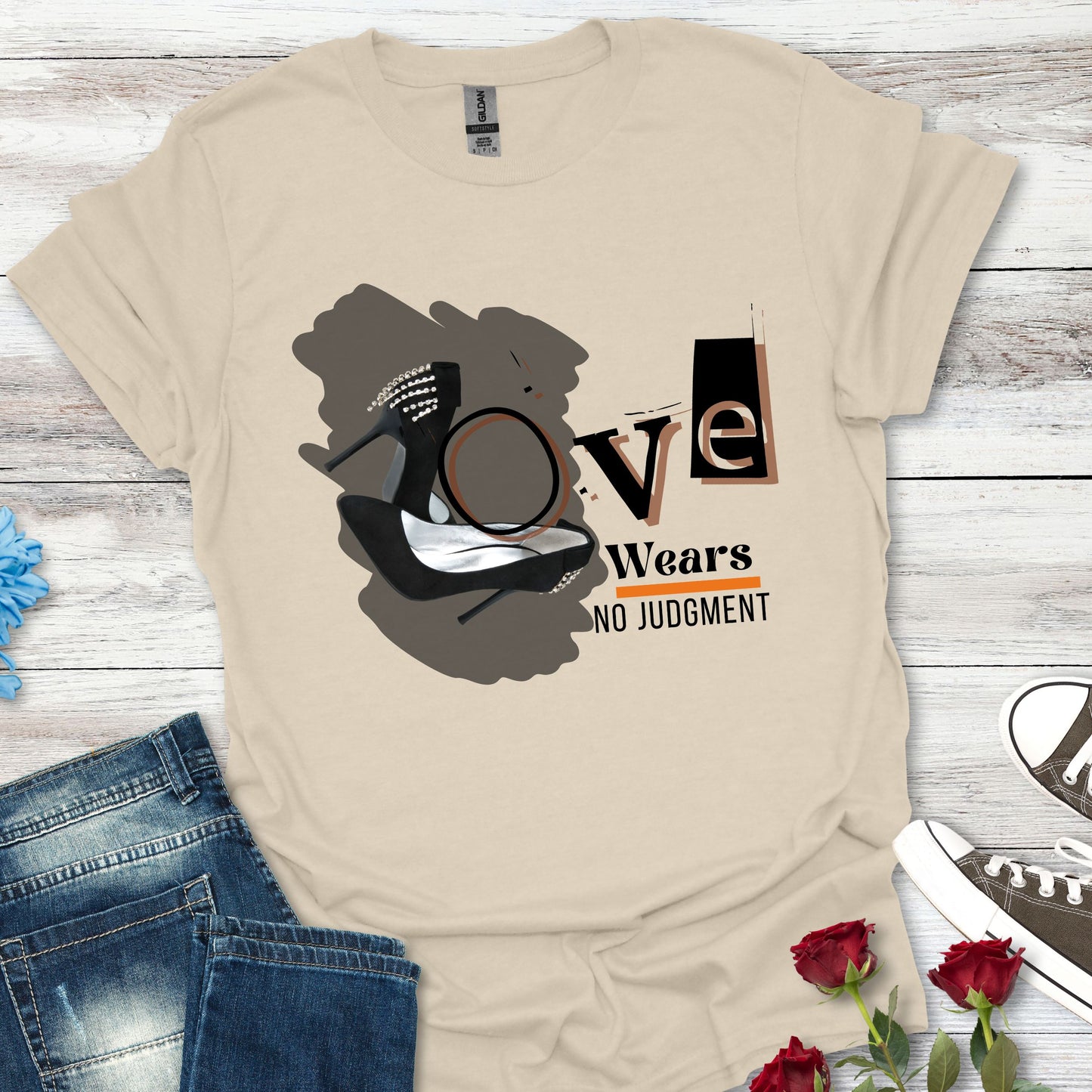 Love Wears No Judgment – Radiant Grace Tee (For Her)