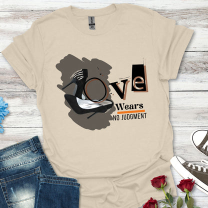 Love Wears No Judgment – Radiant Grace Tee (For Her)
