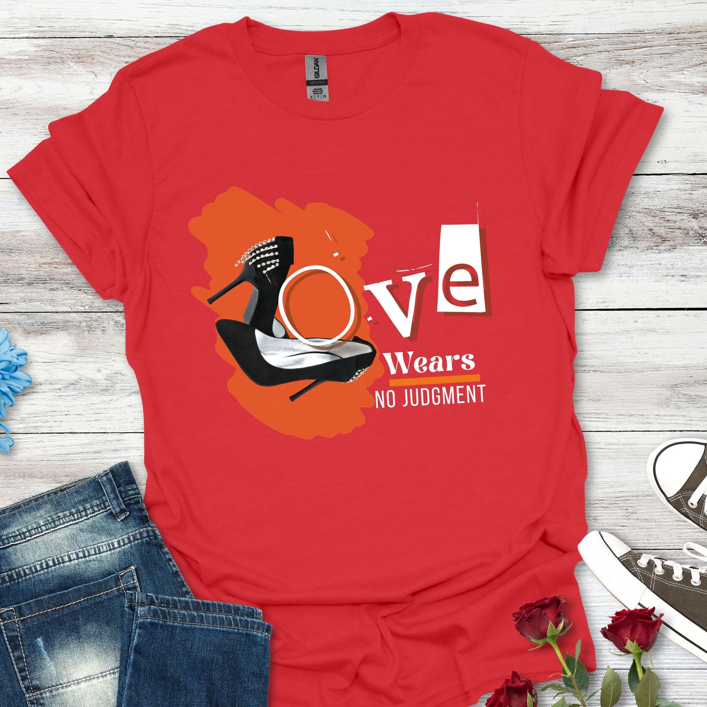 Love Wears No Judgment – Radiant Grace Tee (For Her)