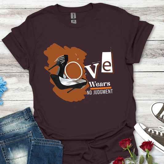 Love Wears No Judgment – Radiant Grace Tee (For Her)