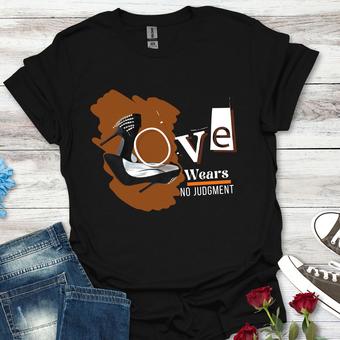 Love Wears No Judgment – Radiant Grace Tee (For Her)