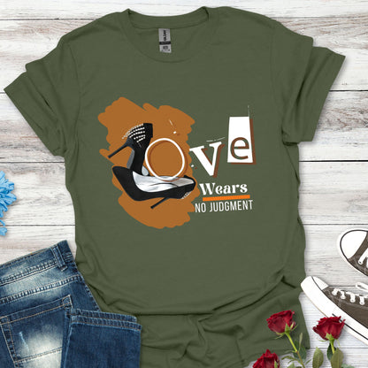 Love Wears No Judgment – Radiant Grace Tee (For Her)