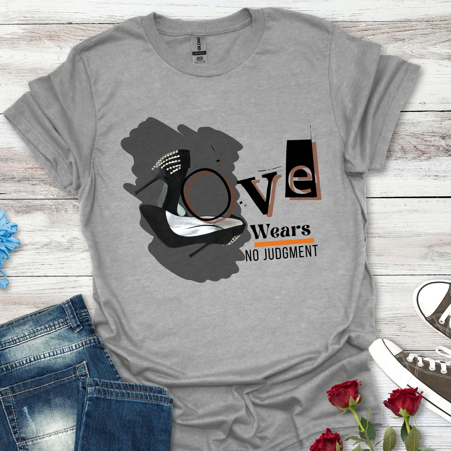 Love Wears No Judgment – Radiant Grace Tee (For Her)