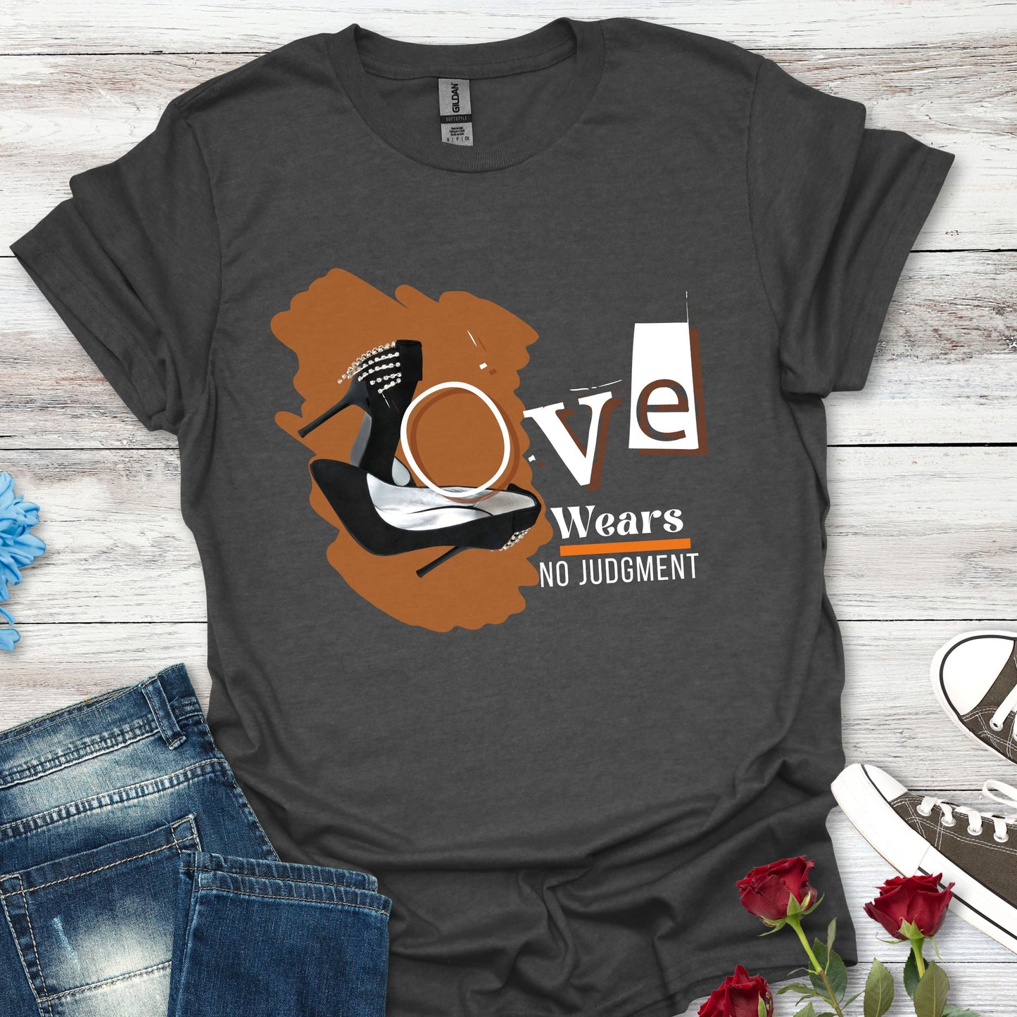 Love Wears No Judgment – Radiant Grace Tee (For Her)