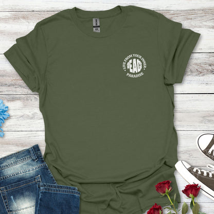 Live From Your Inner Peace Paradise, Unisex Soft-style T-Shirt