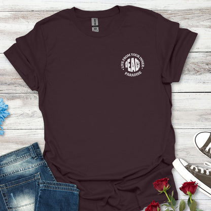 Live From Your Inner Peace Paradise, Unisex Soft-style T-Shirt