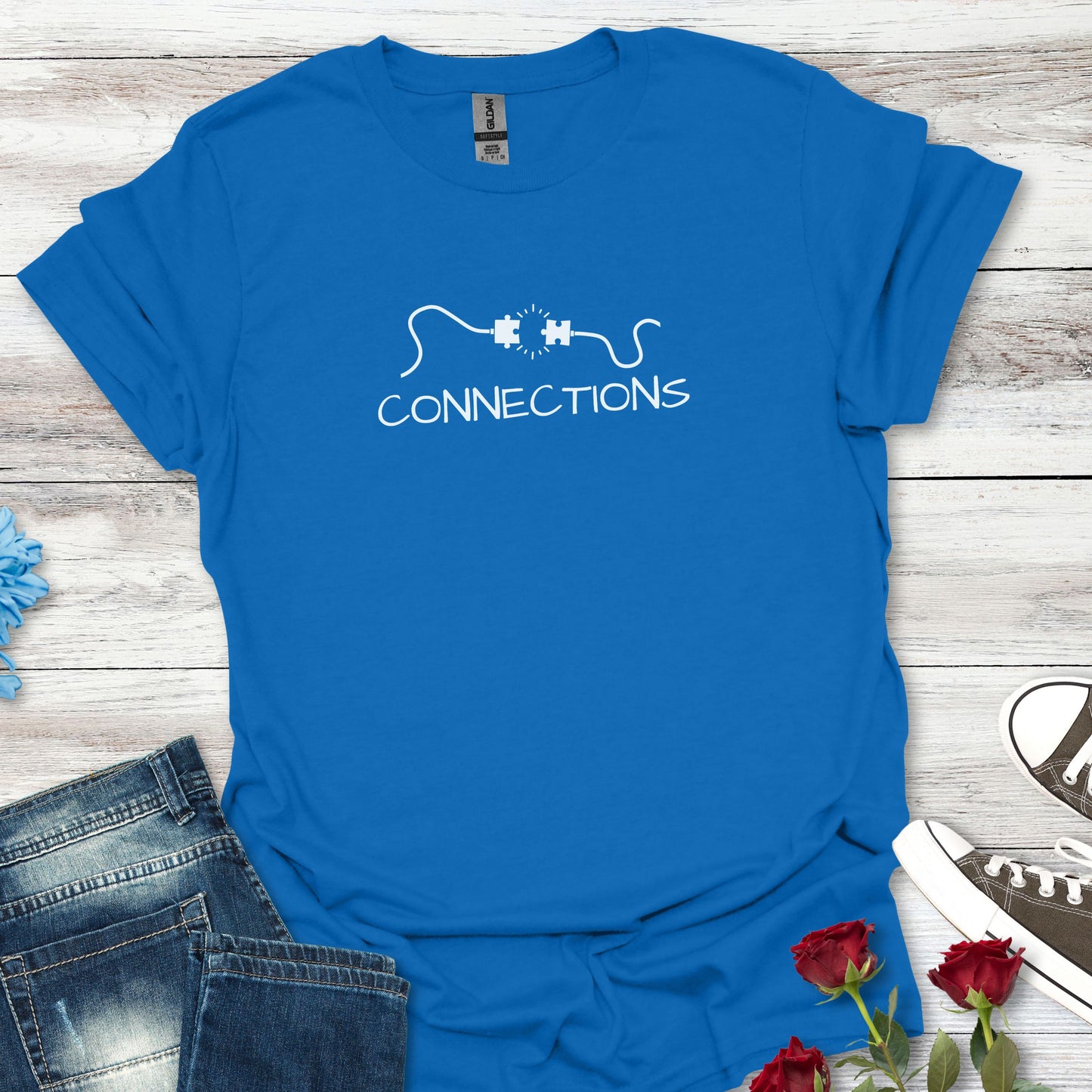 "Connections" Minimalist T-Shirt – Life Energy Tee