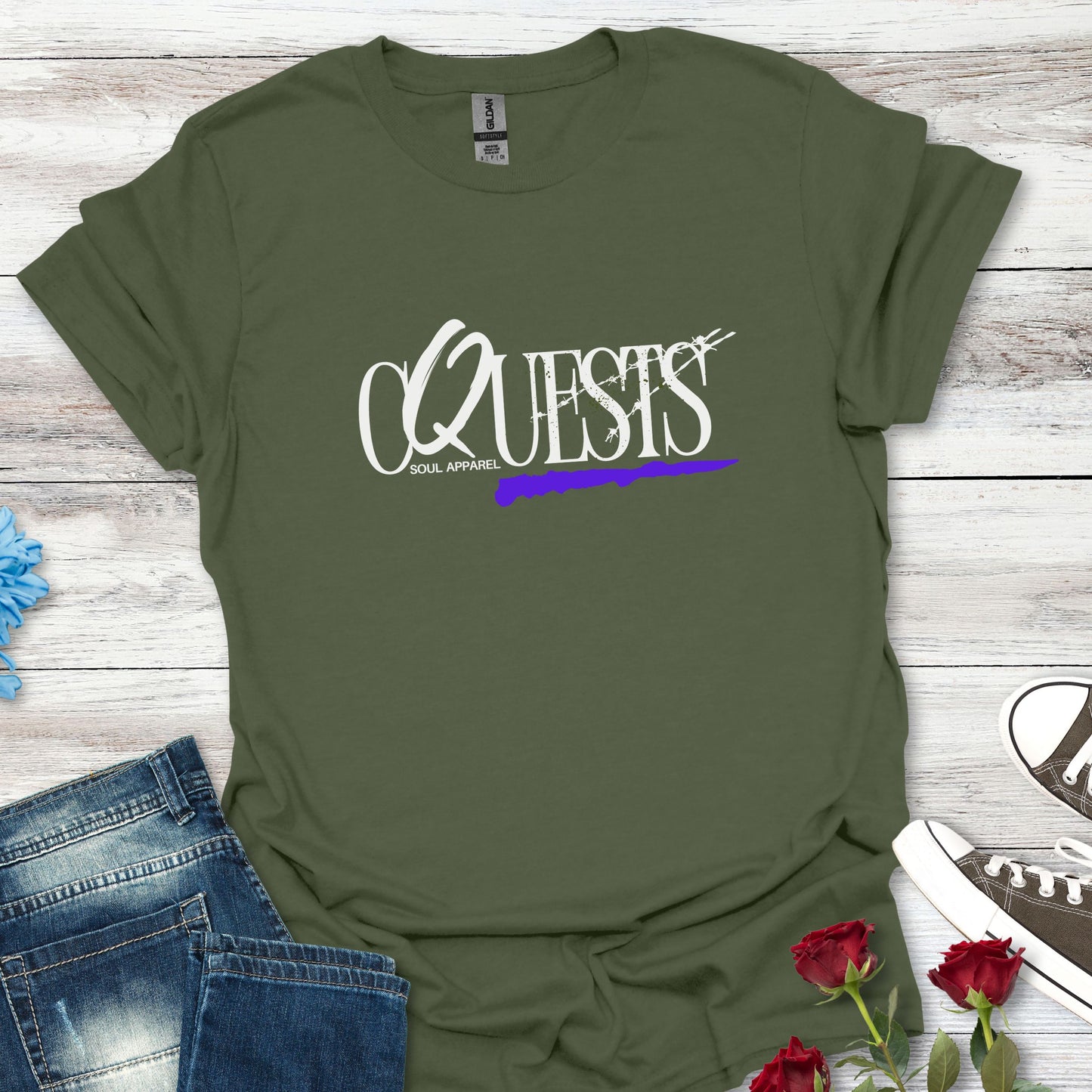 "CQuests" Soul Apparel T-Shirt — Unisex Minimalist Graphic Tee