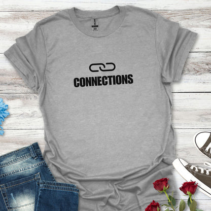 Connections Link T-Shirt — Minimal Design Tee