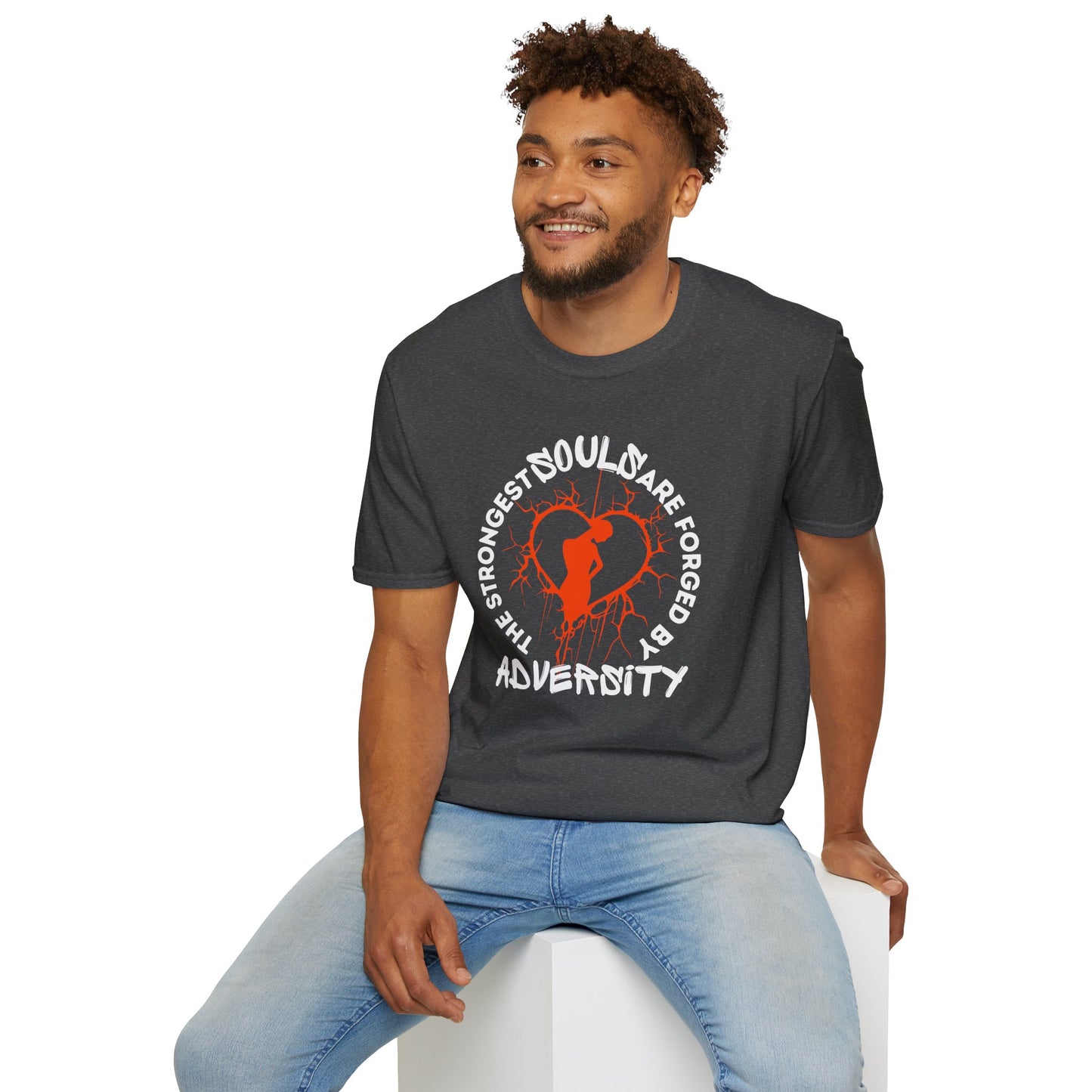 Forged by Adversity - Strength and Resilience Graphic Unisex Tee