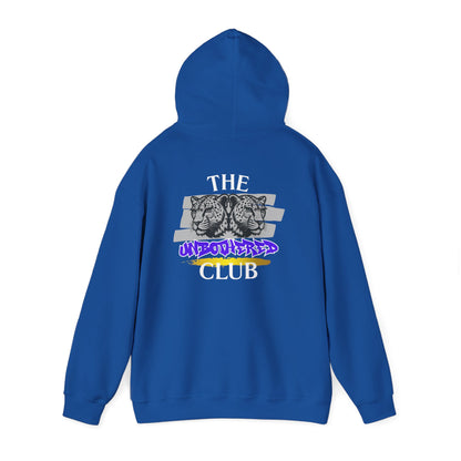The Unbothered Club Hoodie — Unisex Graphic Street-wear Pullover with Tiger Crest