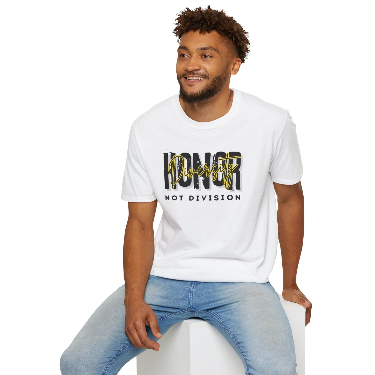 Honor Diversity, Not Division - Unisex Unity Tee (2)
