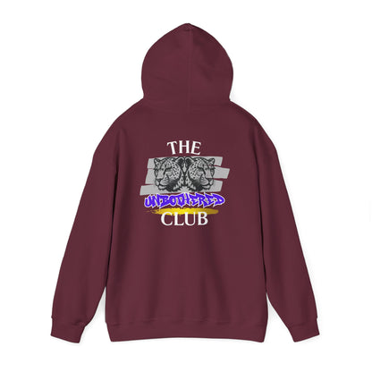 The Unbothered Club Hoodie — Unisex Graphic Street-wear Pullover with Tiger Crest