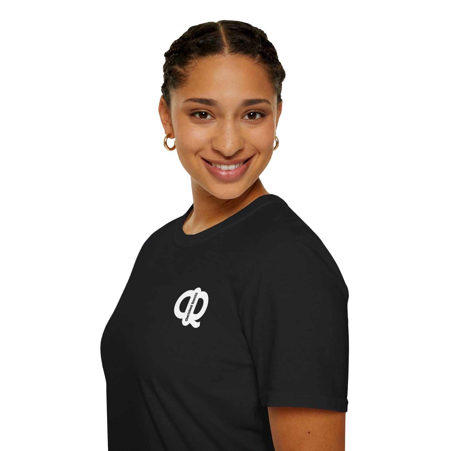 CQ Pocket Size Logo Design - Unisex Tee