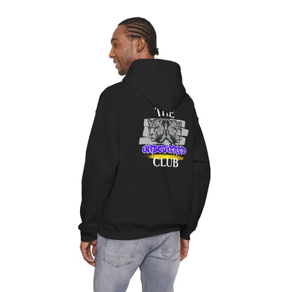 The Unbothered Club Hoodie — Unisex Graphic Street-wear Pullover with Tiger Crest