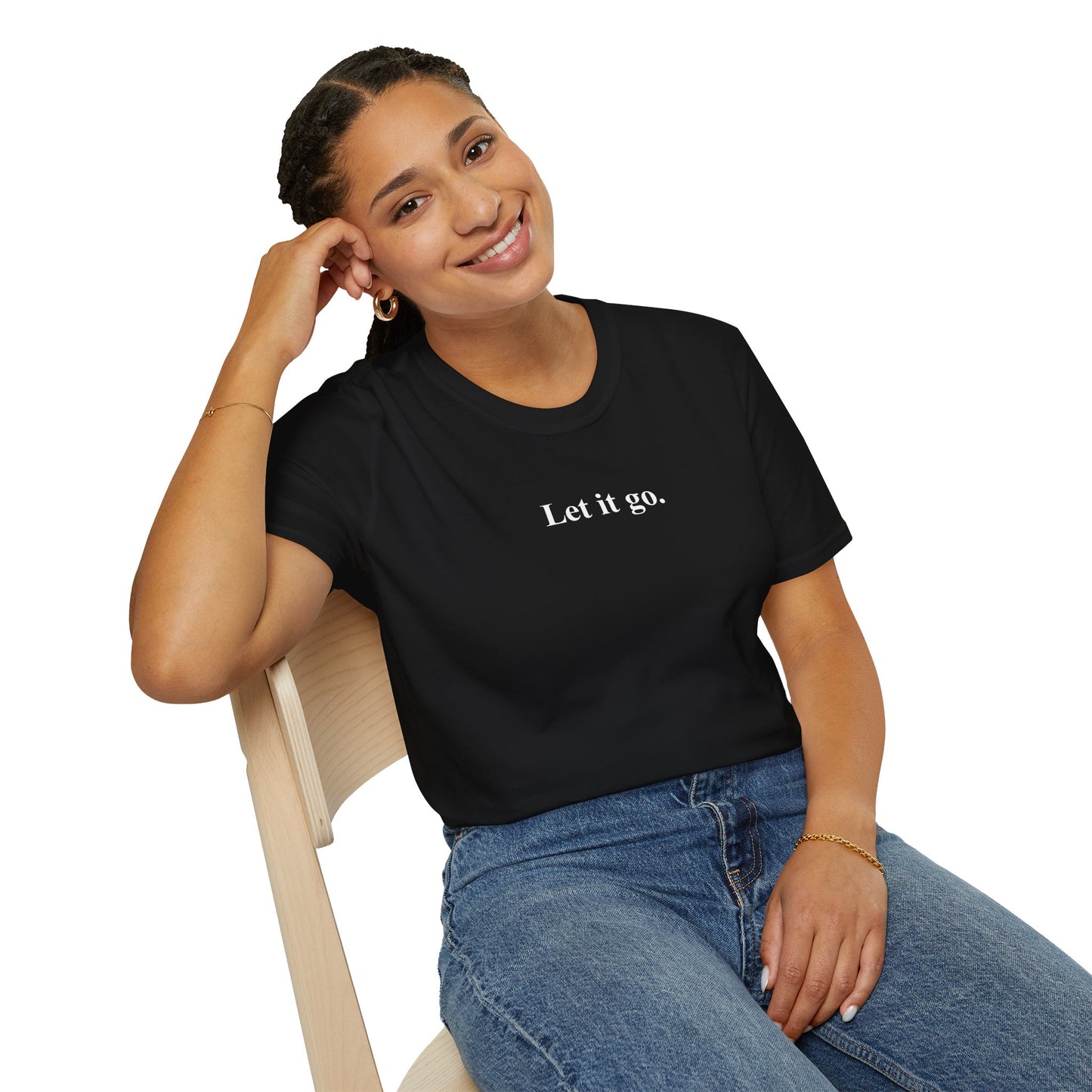 "Let it go." Relaxation Tee, Mindfulness Casual Shirt
