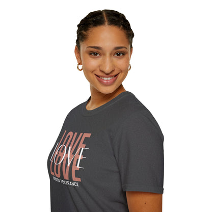 Love Breeds Tolerance (MC) – Unity in Action Tee
