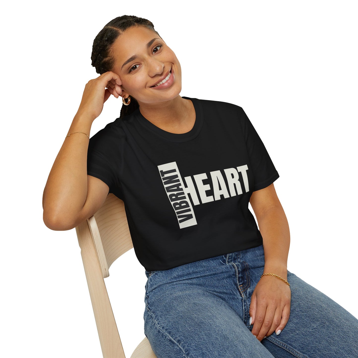 Vibrant Heart - Radiate Joy Unisex Tee