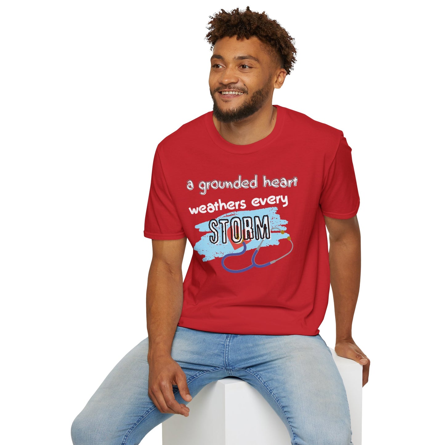 A Grounded Heart Weathers Every Storm – Resilience Tee (Unisex)