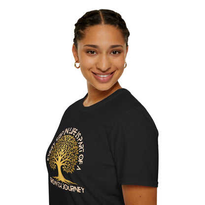 Every Step in Life is Part of a Growth Journey - Life's Journey Tee