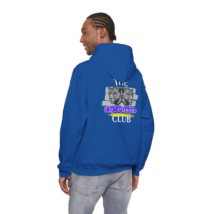 The Unbothered Club Hoodie — Unisex Graphic Street-wear Pullover with Tiger Crest
