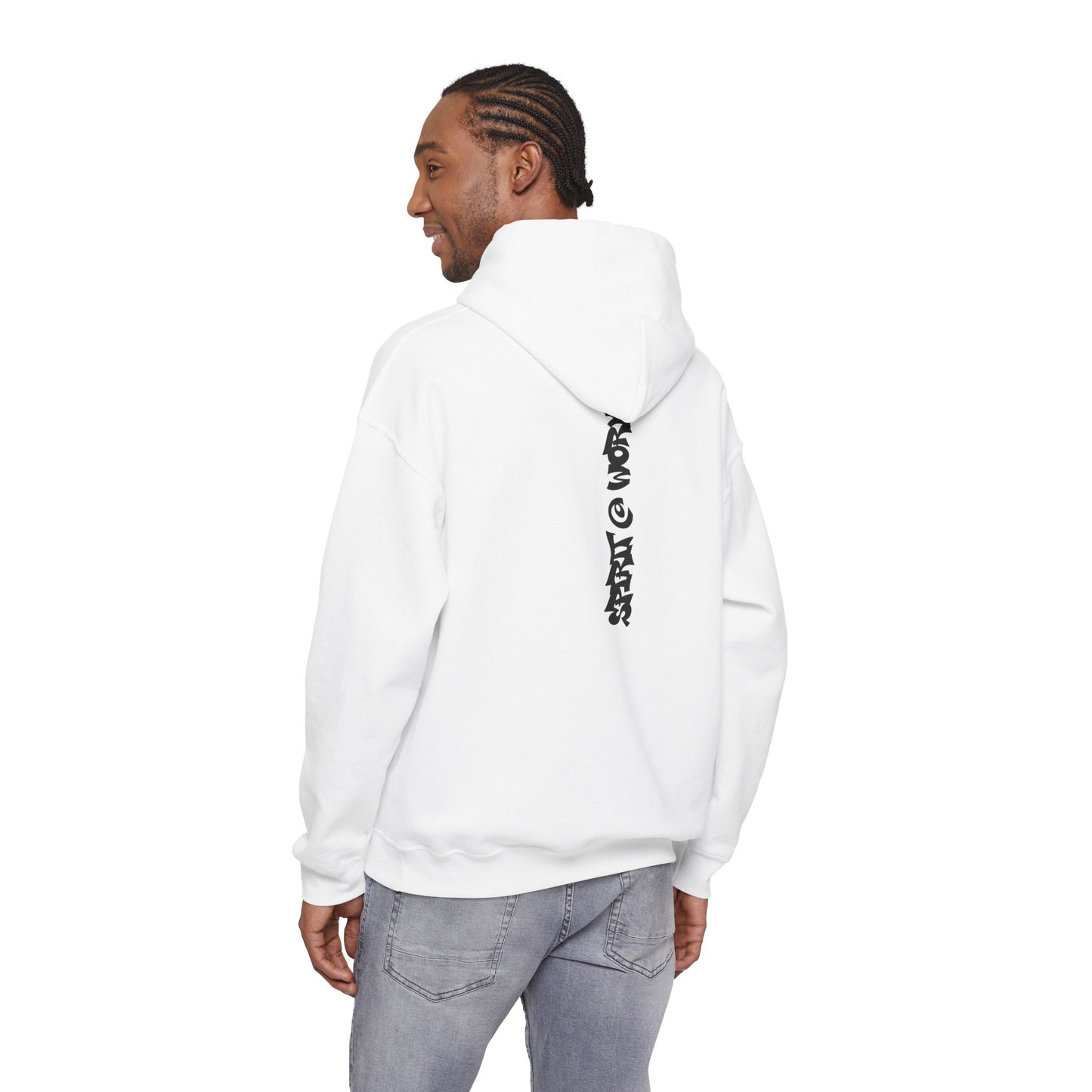 Construction 'Spirit at Work' Hoodie — Under Construction Graphic Sweatshirt