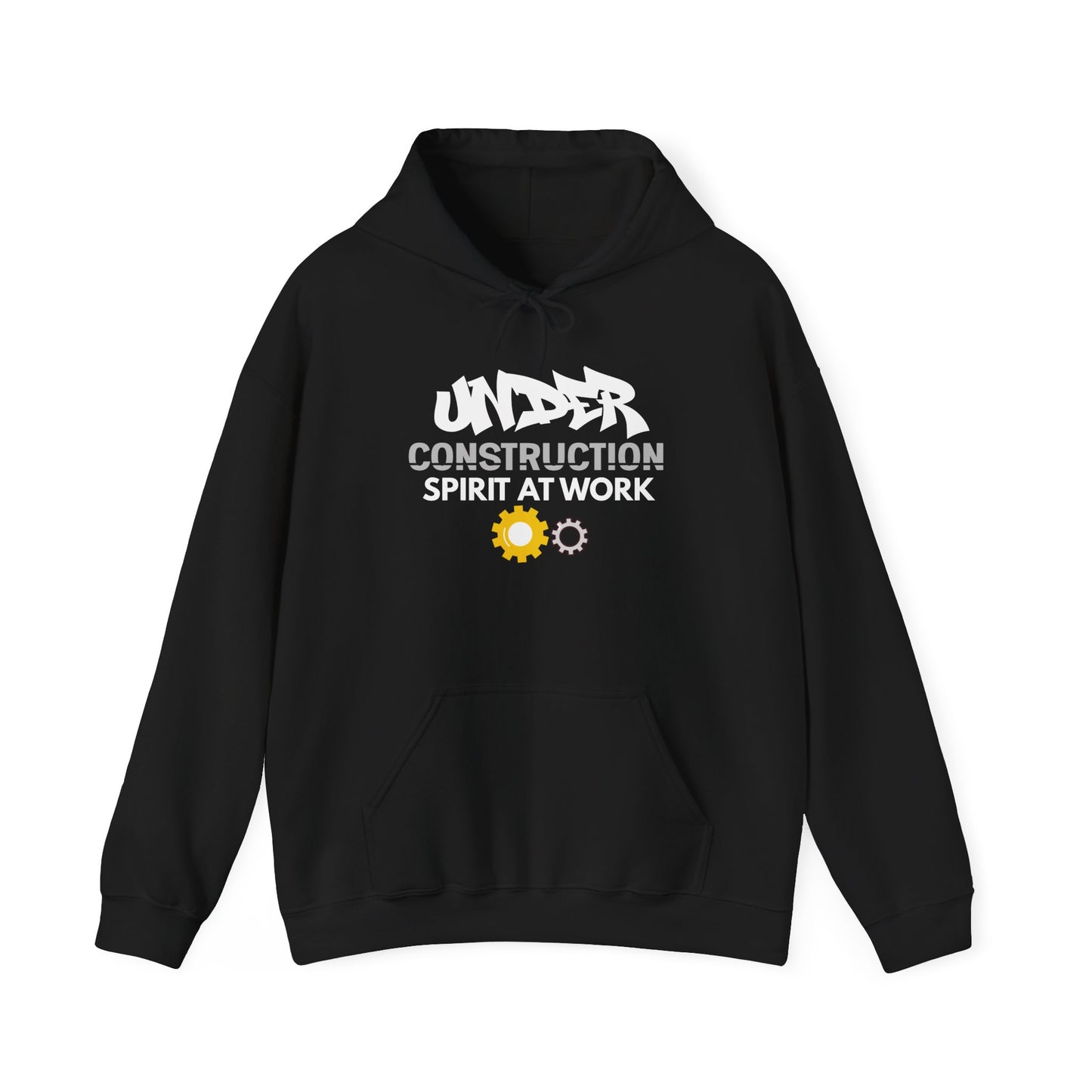 Construction 'Spirit at Work' Hoodie — Under Construction Graphic Sweatshirt