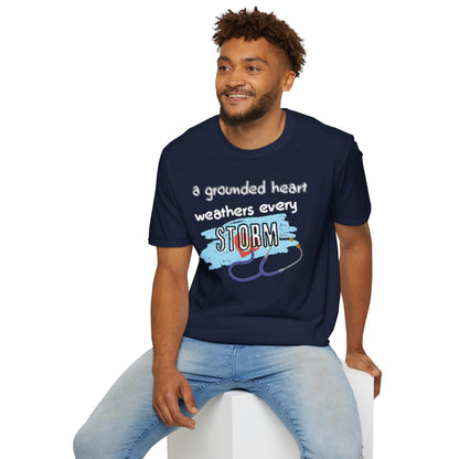 A Grounded Heart Weathers Every Storm – Resilience Tee (Unisex)