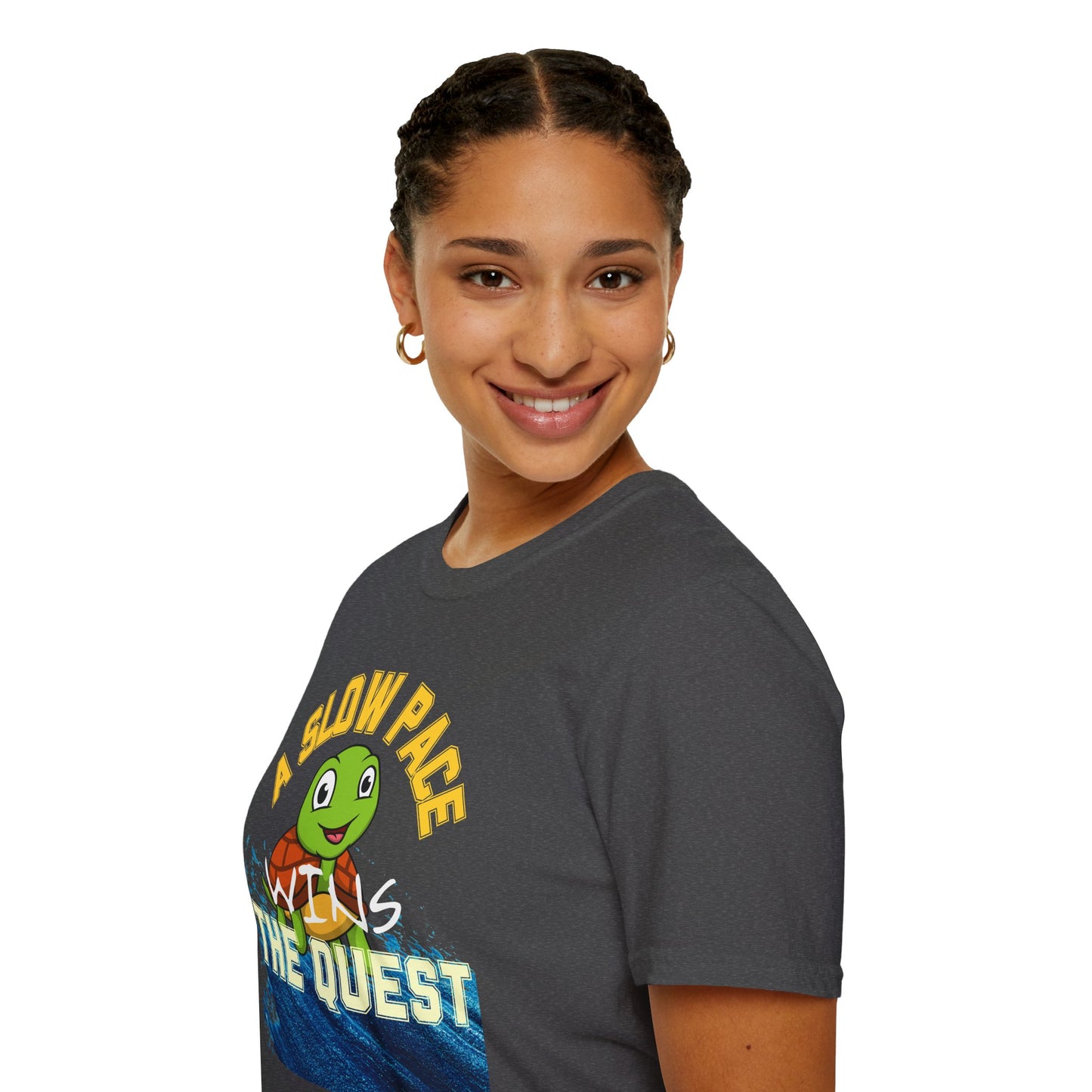 A Slow Pace Wins The Quest – Joyful Journey Tee