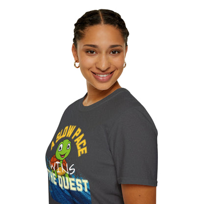 A Slow Pace Wins The Quest – Joyful Journey Tee