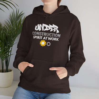 Construction 'Spirit at Work' Hoodie — Under Construction Graphic Sweatshirt