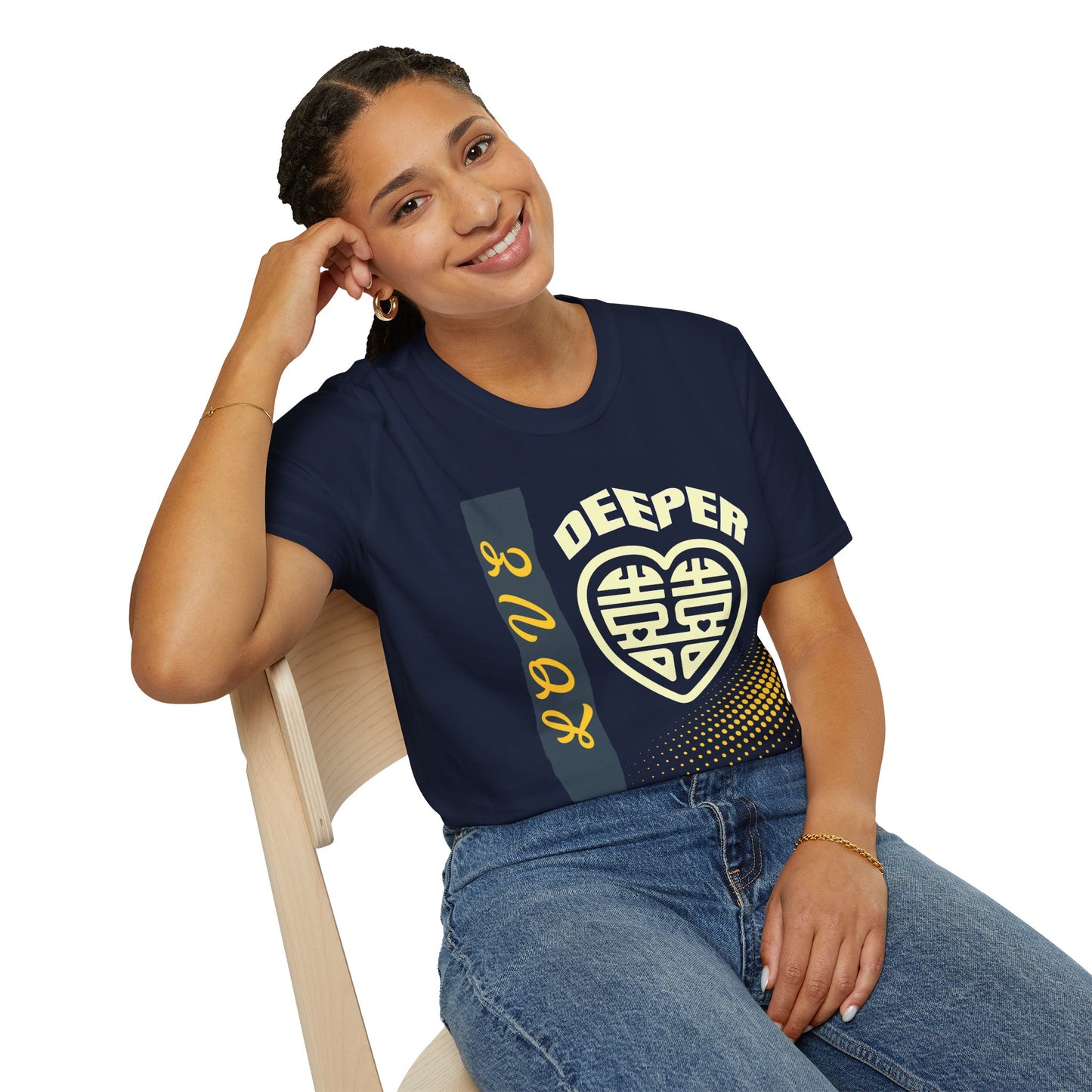 Love Deeper - Heartfelt Connection Unisex Tee