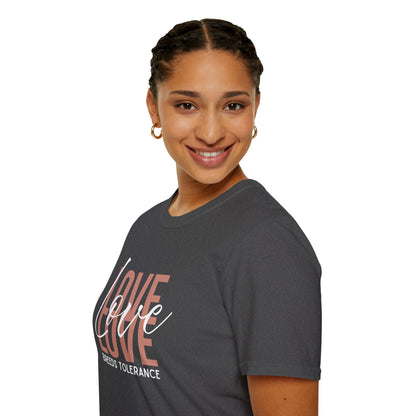 Love Breeds Tolerance – Unity in Action Unisex Tee