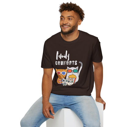 Family Comforts Cinematic Cat Graphic Tee