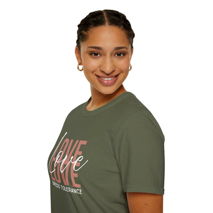 Love Breeds Tolerance – Unity in Action Unisex Tee