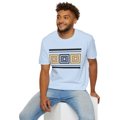 Aesthetics Colorful Blocks Graphic (W/B) Tee