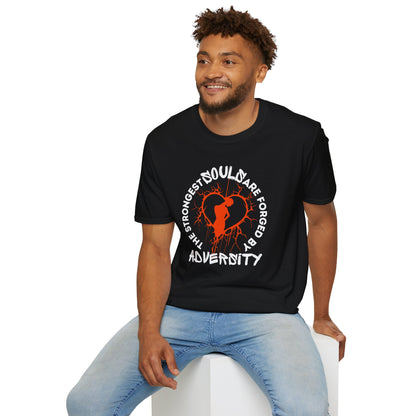 Forged by Adversity - Strength and Resilience Graphic Unisex Tee