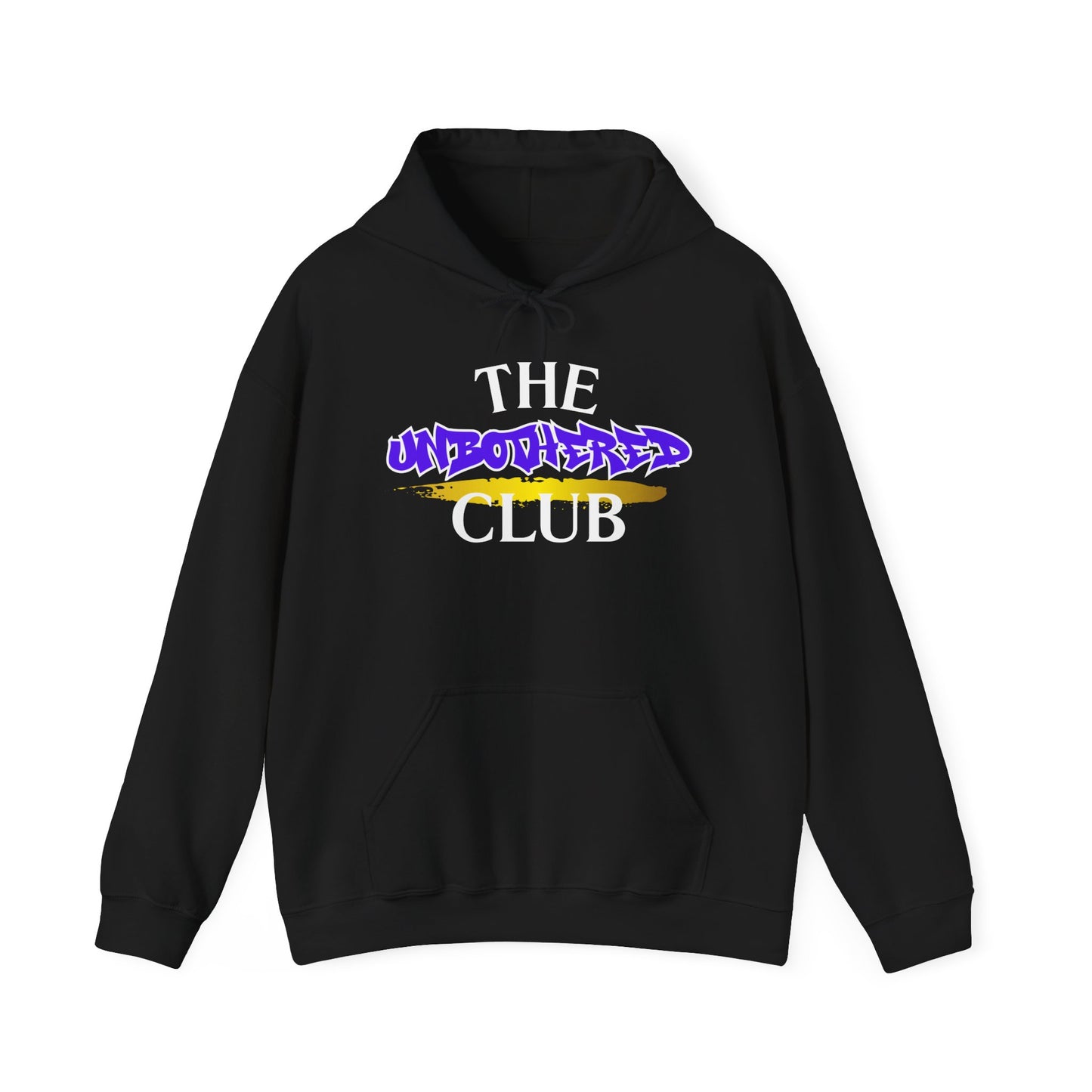 The Unbothered Club Hoodie — Unisex Graphic Street-wear Pullover with Tiger Crest