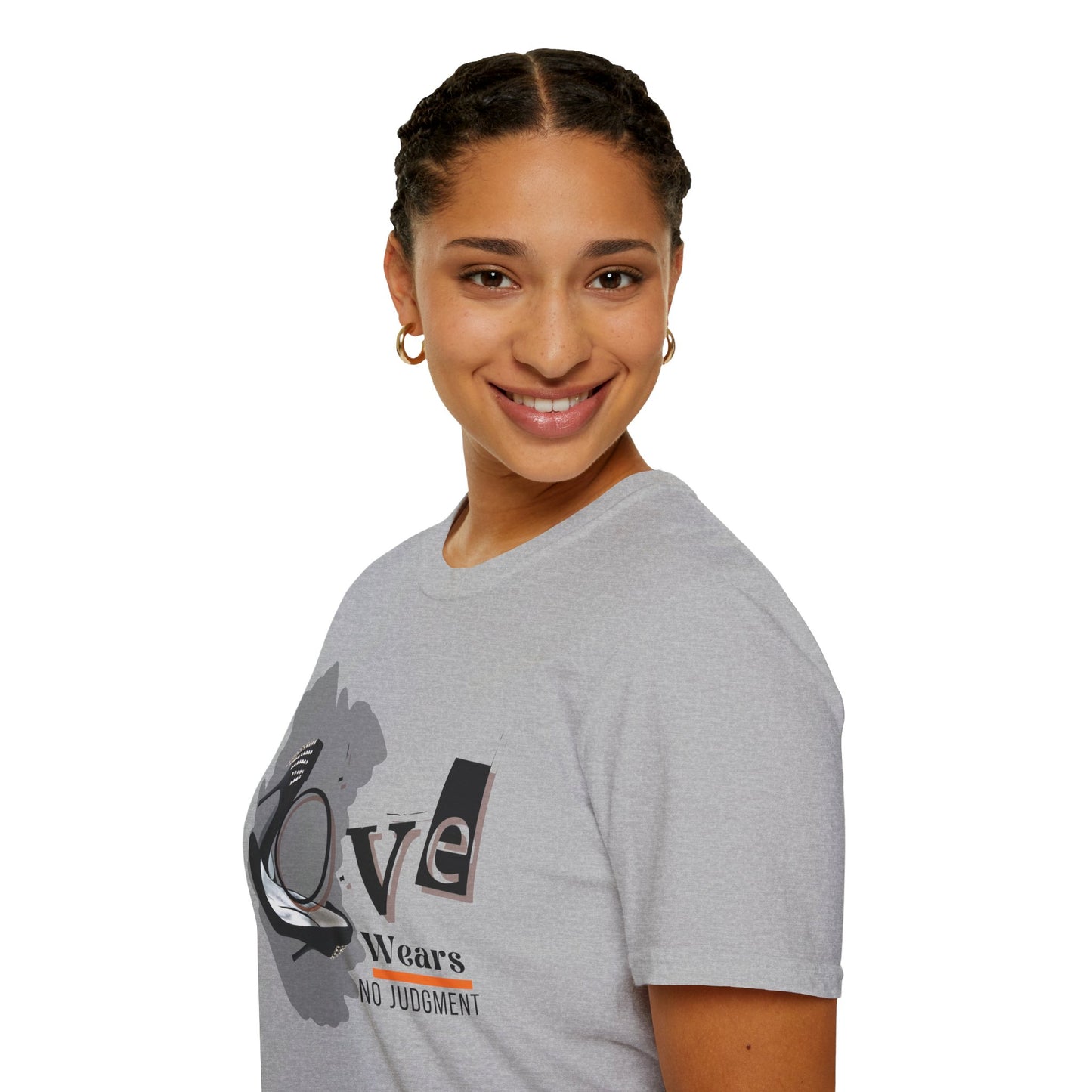 Love Wears No Judgment – Radiant Grace Tee (For Her)