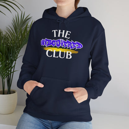 The Unbothered Club Hoodie — Unisex Graphic Street-wear Pullover with Tiger Crest
