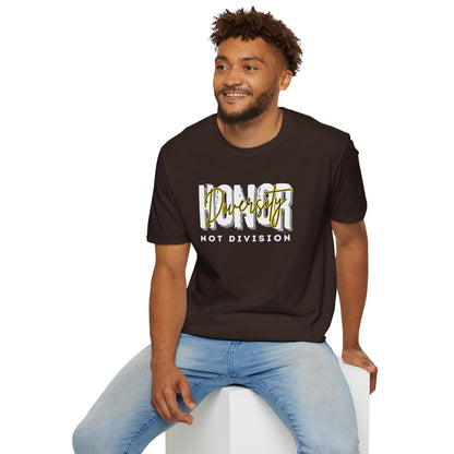 Honor Diversity, Not Division - Unisex Unity Tee (2)