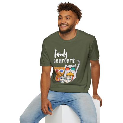 Family Comforts Cinematic Cat Graphic Tee