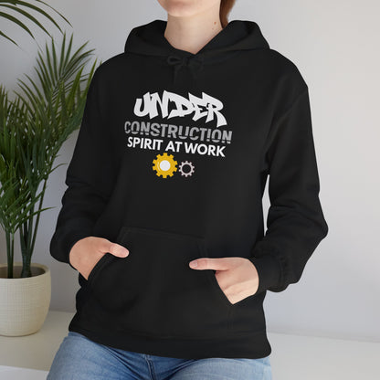 Construction 'Spirit at Work' Hoodie — Under Construction Graphic Sweatshirt
