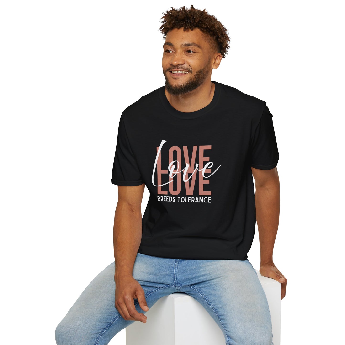 Love Breeds Tolerance – Unity in Action Unisex Tee