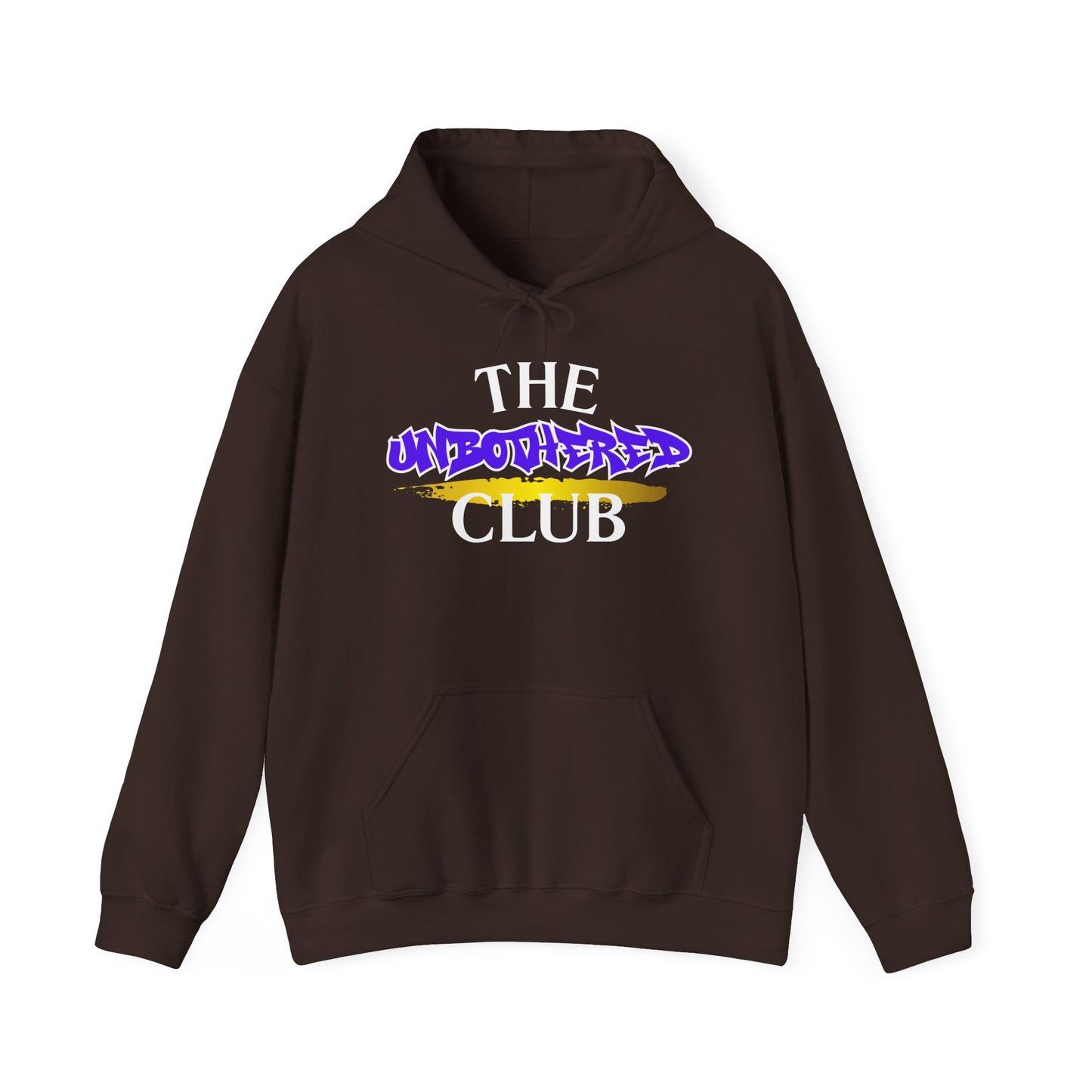 The Unbothered Club Hoodie — Unisex Graphic Street-wear Pullover with Tiger Crest